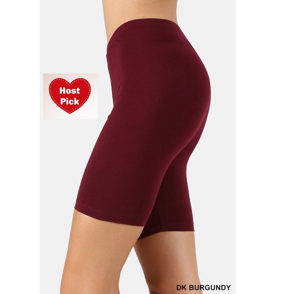 Pants - High Rise Bermuda Shorts Biker Shorts Yoga Shorts